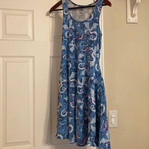 Princess Awesome flare dress dragons!